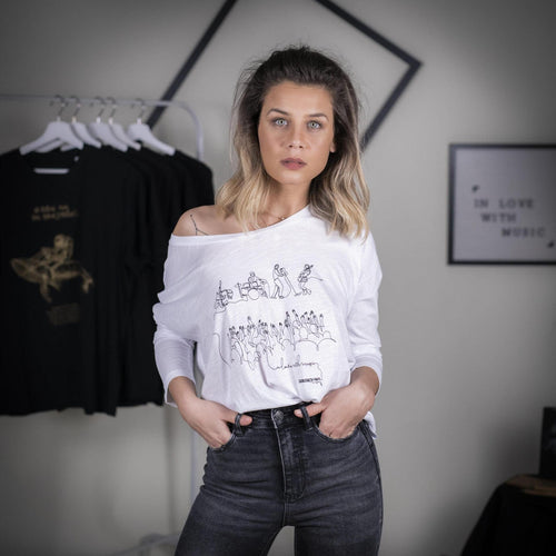 Bluză In Love With Music (girlie)