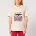byron - Tricou natur "De ce să fie simplu" (unisex)