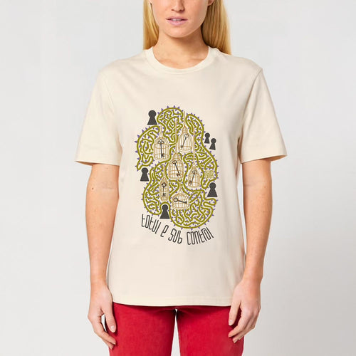 byron - Tricou natur "Totul e sub control" (unisex)