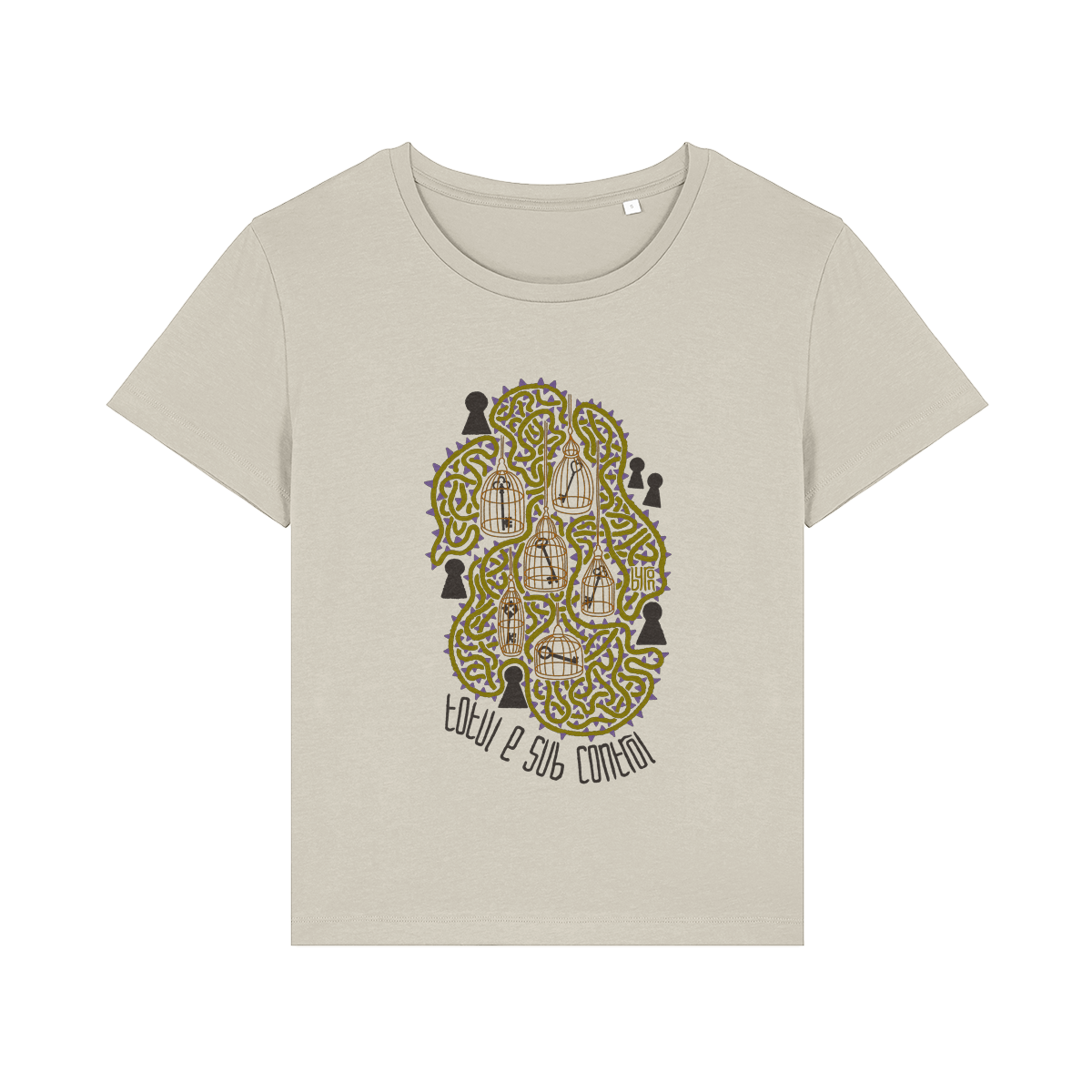 byron - Tricou natur damă "Totul e sub control"