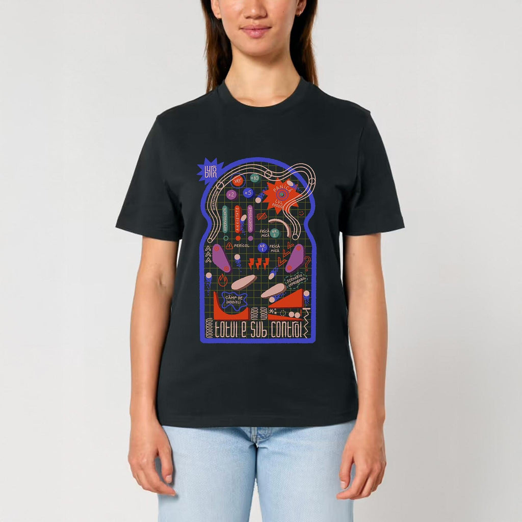 byron - Tricou negru "Anima" (unisex)-Copy