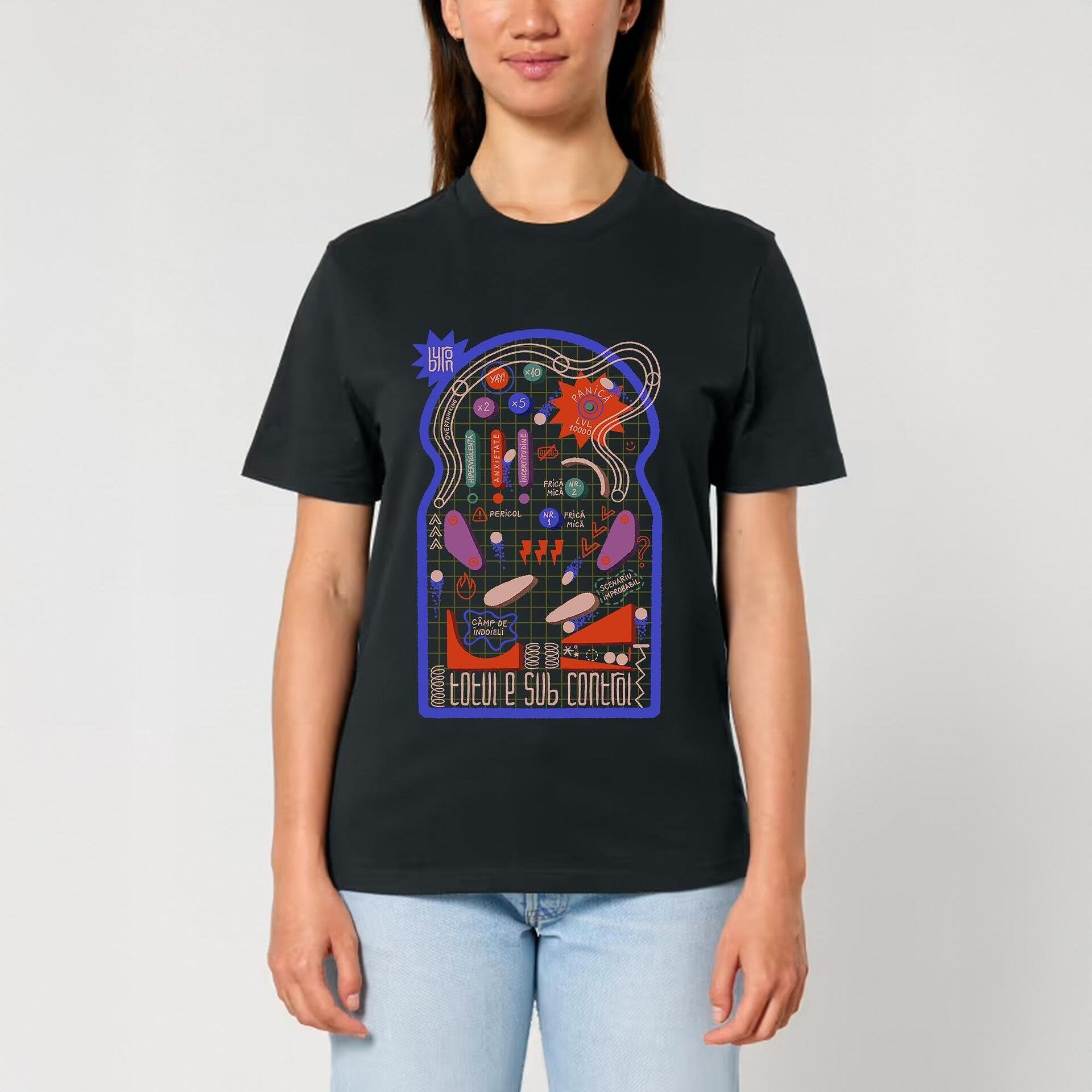byron - Tricou negru "Anima" (unisex)-Copy