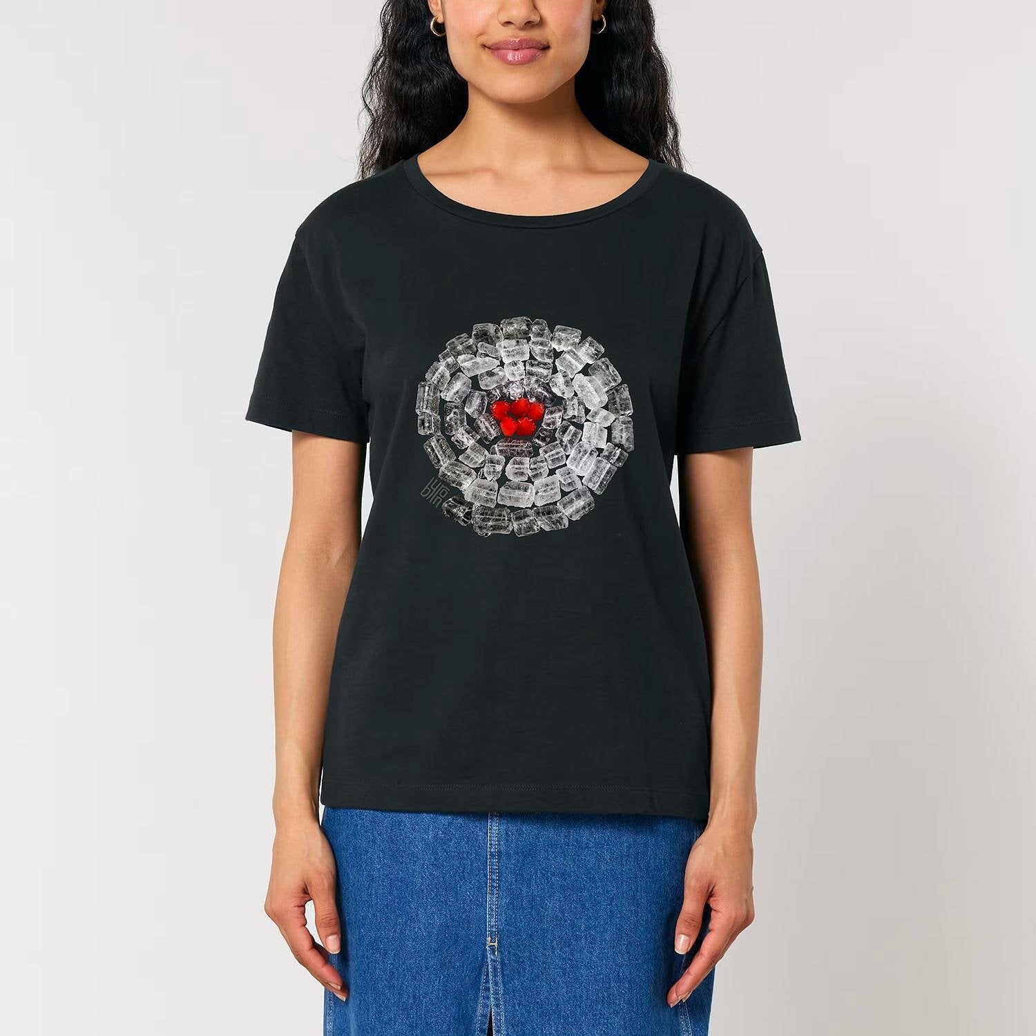 byron - Tricou negru damă "Bile de pinball"-Copy