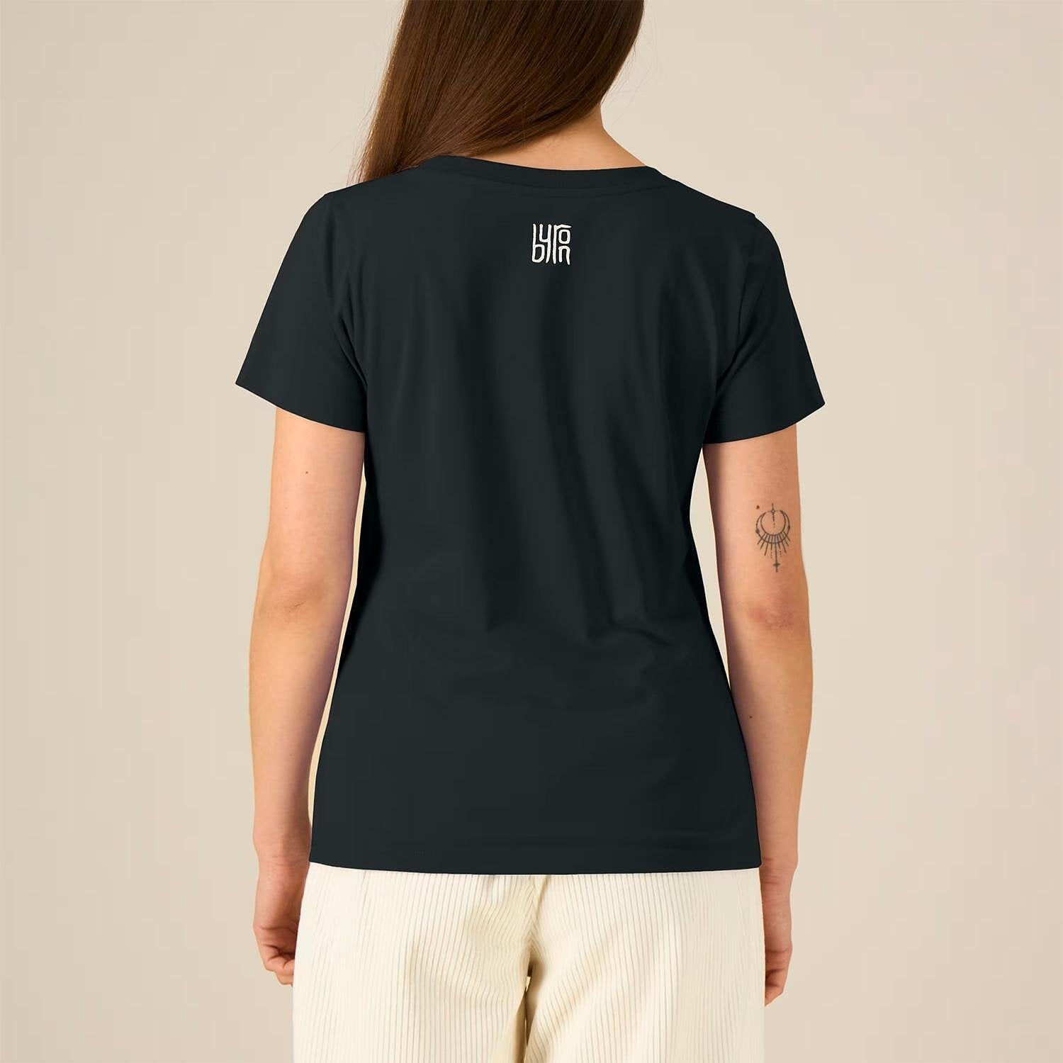 byron - Tricou negru damă "Bile de pinball"-Copy