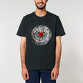 byron - Tricou negru "Gone Fishing" (unisex)