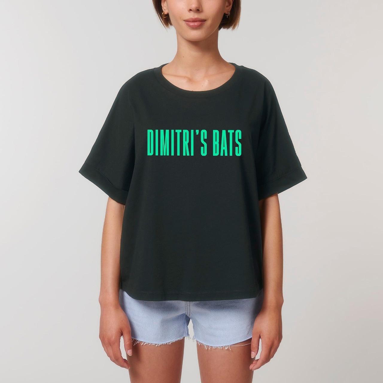 Dimitri's Bats - Tricou Logo Galben-Copy