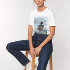 Jurjak - Tricou alb Casa din pădure (unisex)