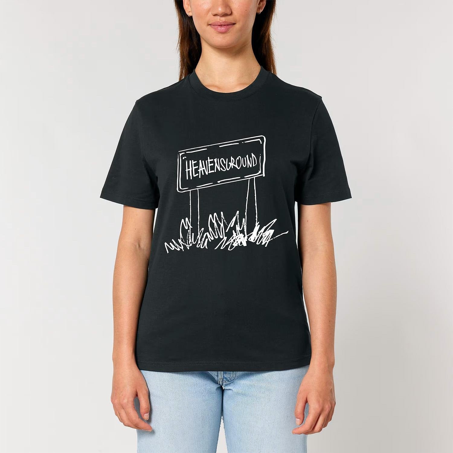 Kadjavsi - Tricou negru Heavensground (unisex)