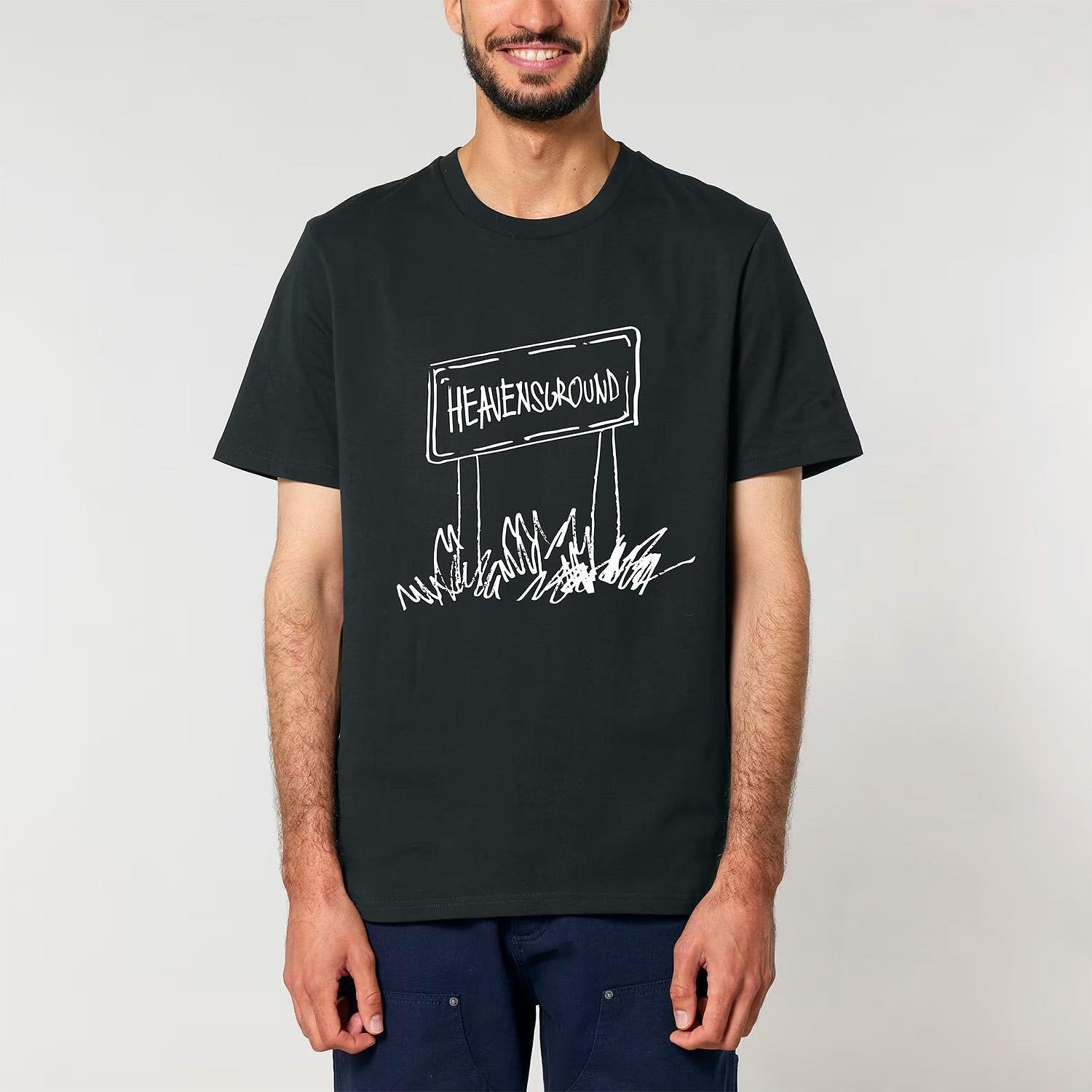 Kadjavsi - Tricou negru Heavensground (unisex)