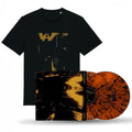 Luna Amară — pachet: 2xLP Asfalt (Redux) vinil orange-black splatter + tricou negru