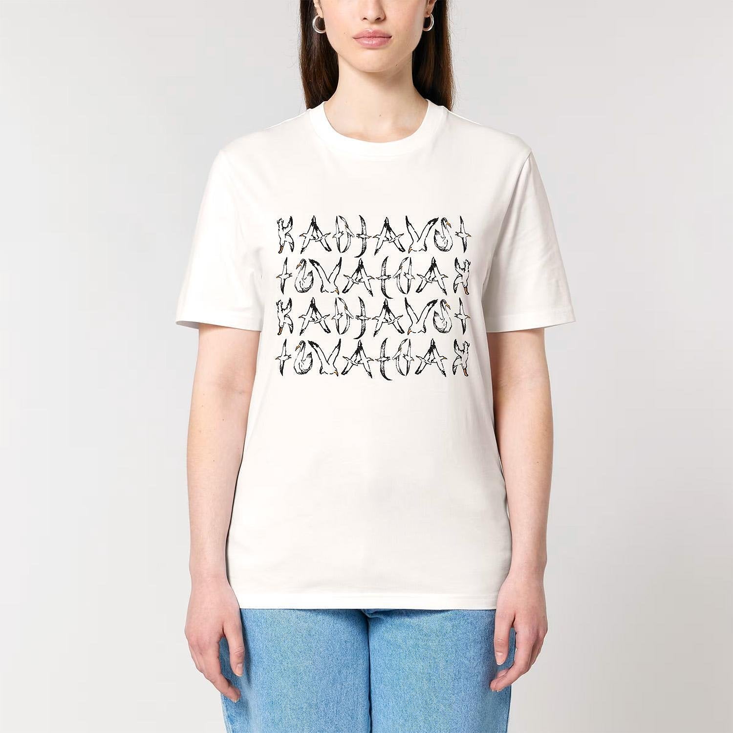 Monokrom - Tricou alb Off-White Soare (unisex)-Copy