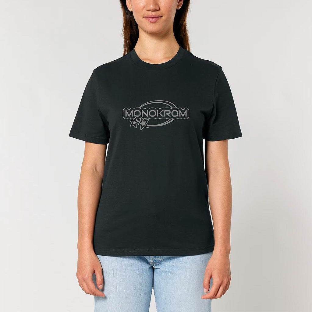 Monokrom - Tricou negru MNK (unisex)-Copy
