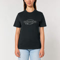 Monokrom - Tricou negru MNK (unisex)-Copy