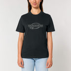 Monokrom - Tricou negru MNK (unisex)-Copy