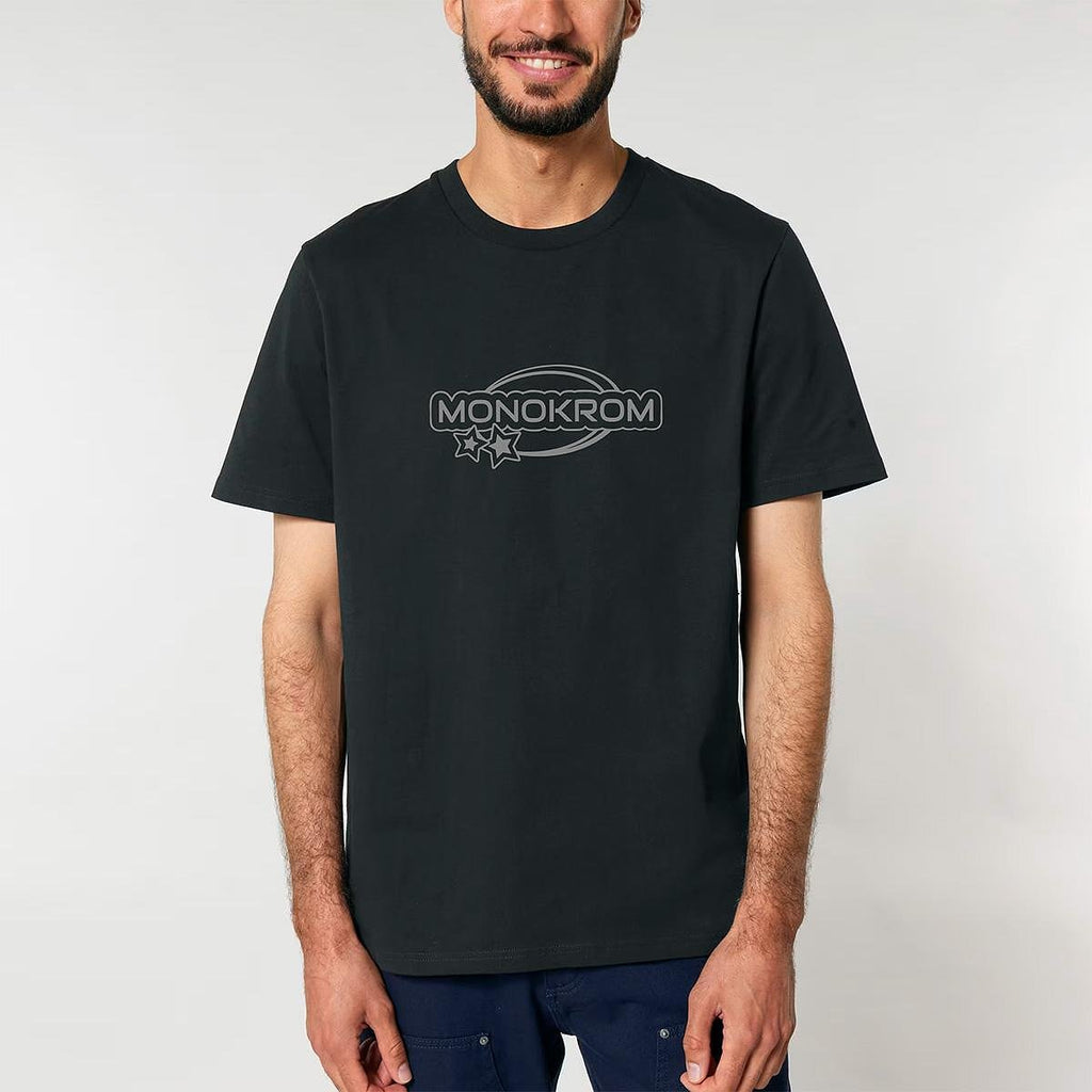 Monokrom - Tricou negru MNK (unisex)-Copy