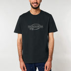 Monokrom - Tricou negru MNK (unisex)-Copy