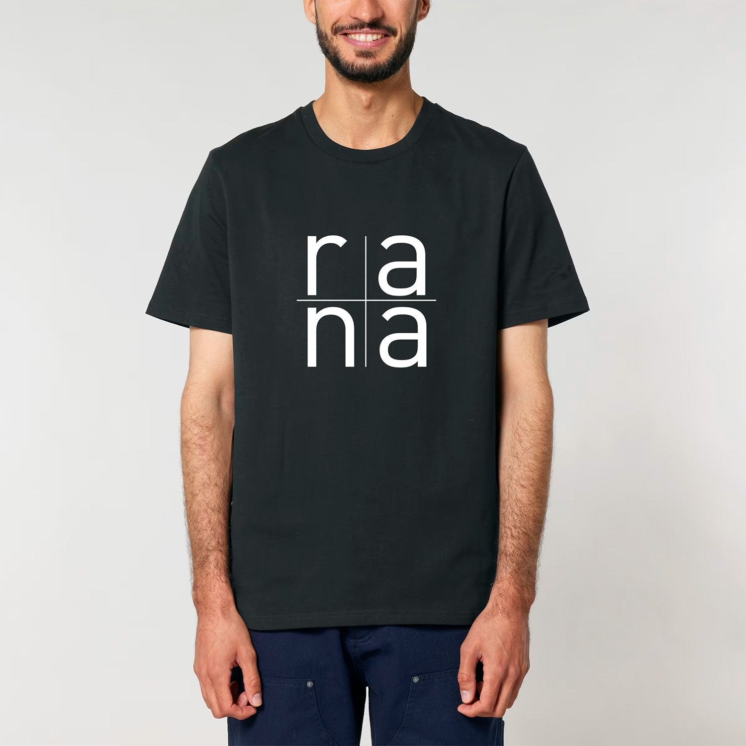 Rana - Tricou negru Logo (unisex)