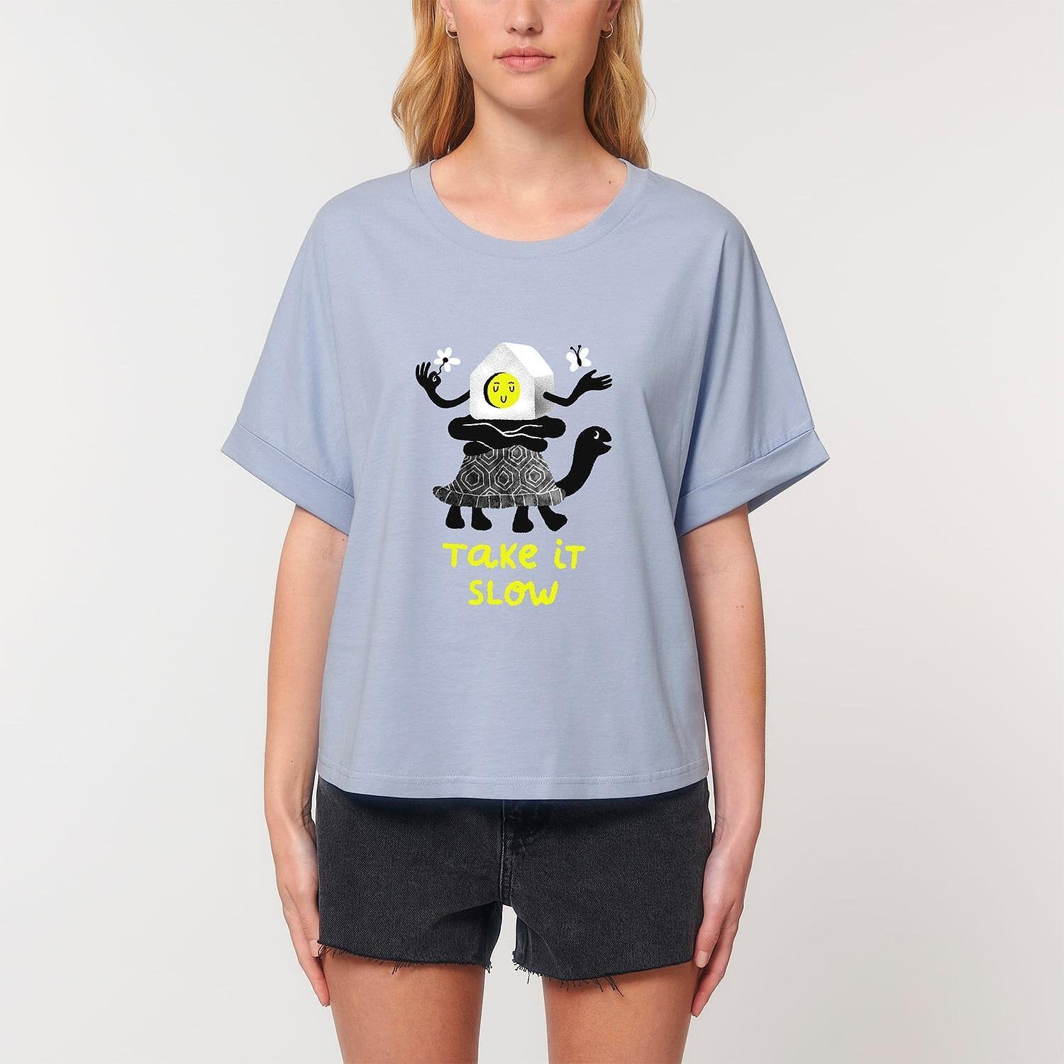 Things I Found In the Dark - Tricou Bloom At Your Own Pace (girlie)-Copy