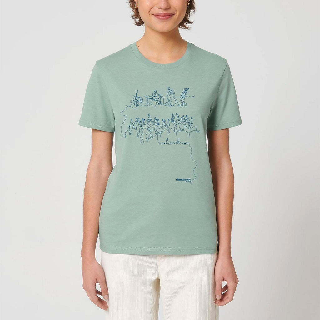 Tricou In Love With Music vernil (unisex)
