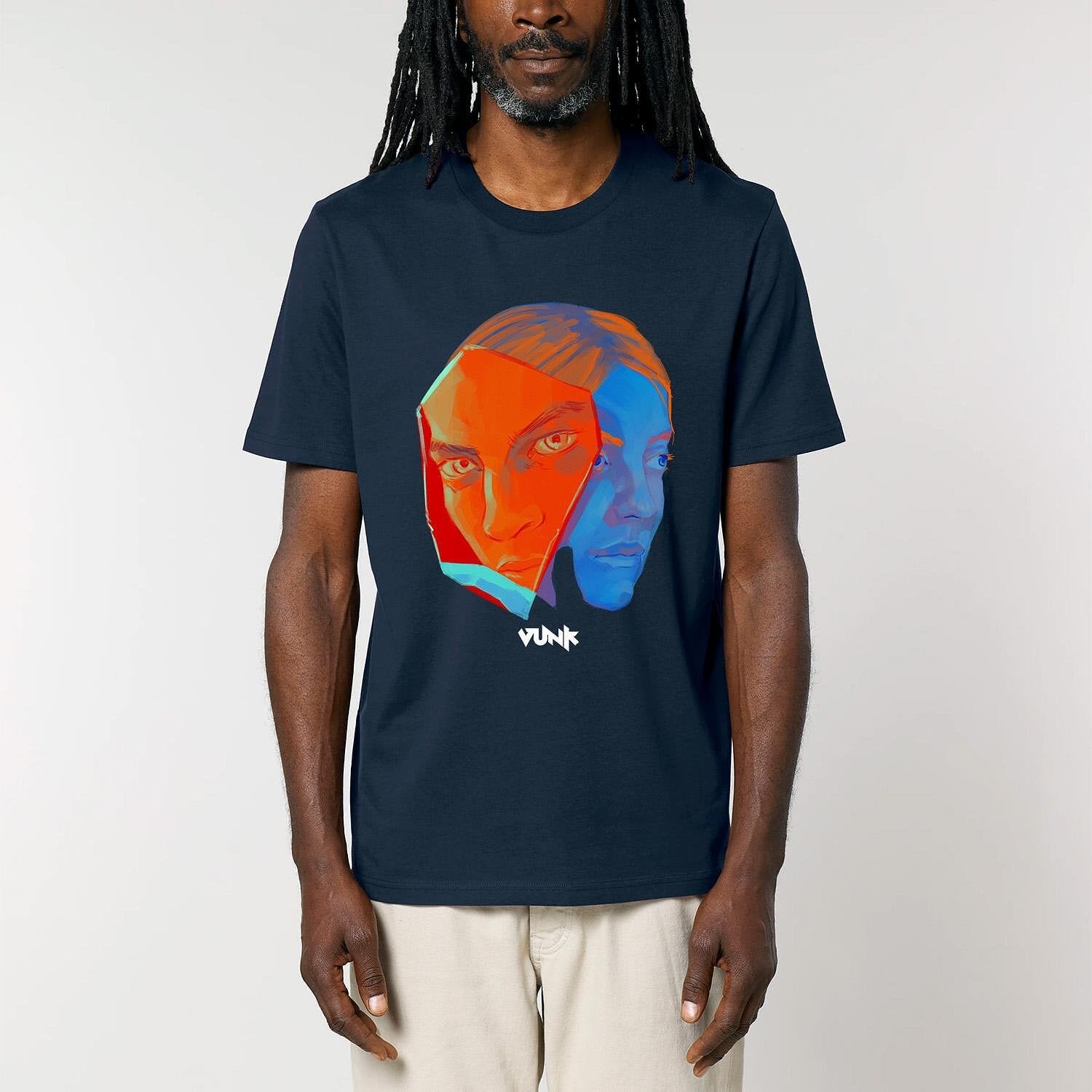 VUNK - Tricou bleumarin Un scaun lângă noi (unisex)